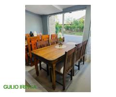 Meza za kisasa za mbao za chakula