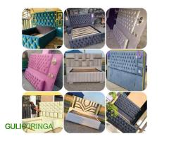 Vitanda vya mbao vya kisasa - 6