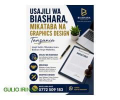 Usajili wa Biashara, Mikataba na Graphics Design Tanzania