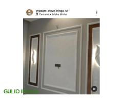 Fundi Gypsum Iringa | Gypsum Ceiling na Wall Molding