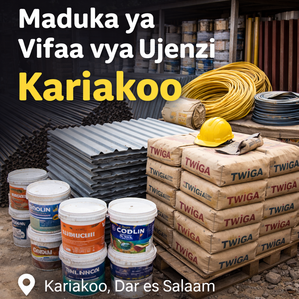 Maduka ya hardware Kariakoo 