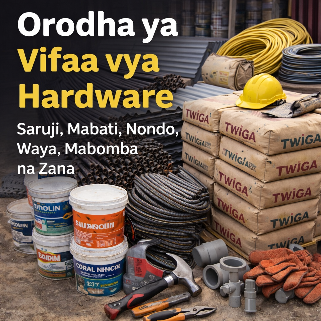 Orodha ya vifaa vya hardware