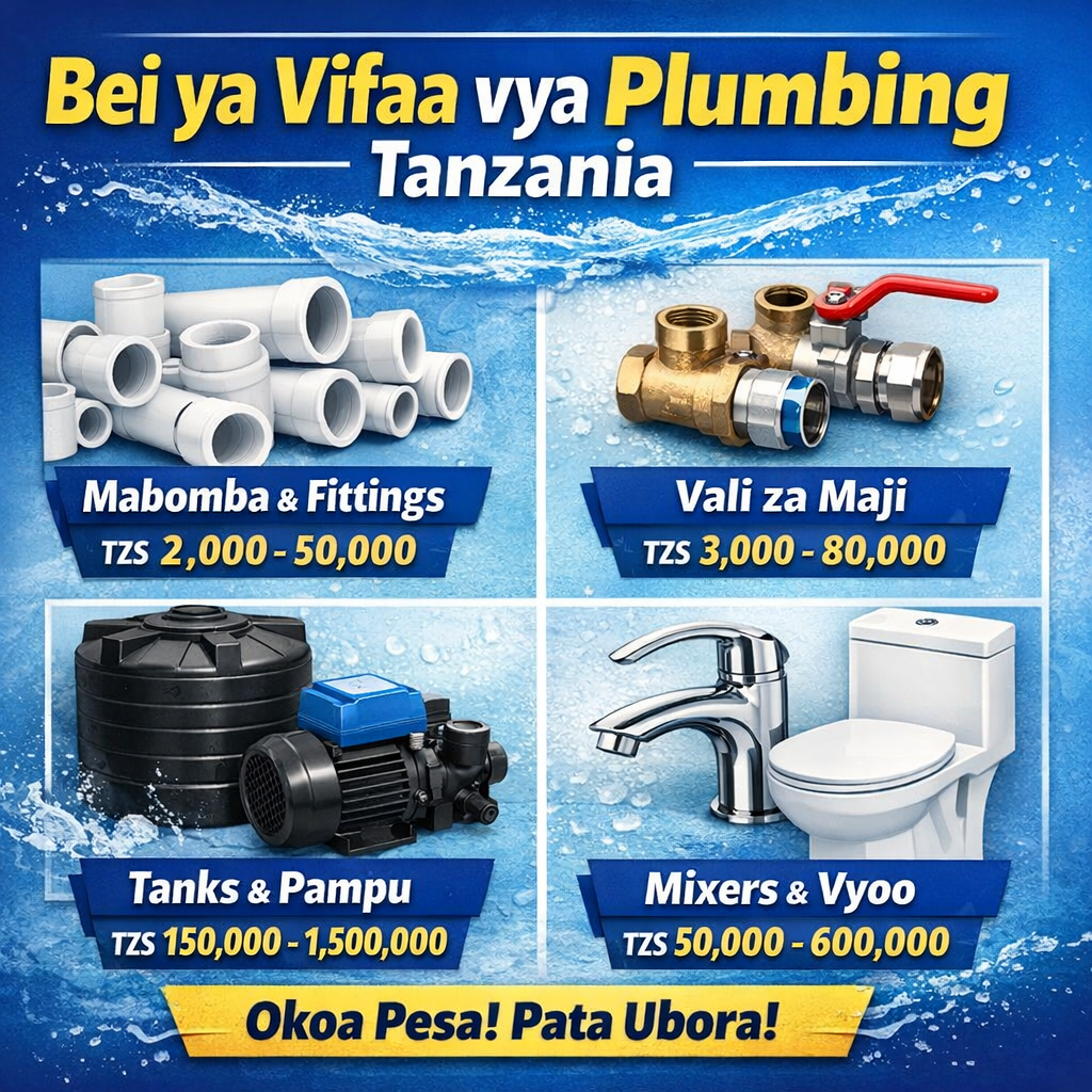 Bei ya Vifaa vya Plumbing