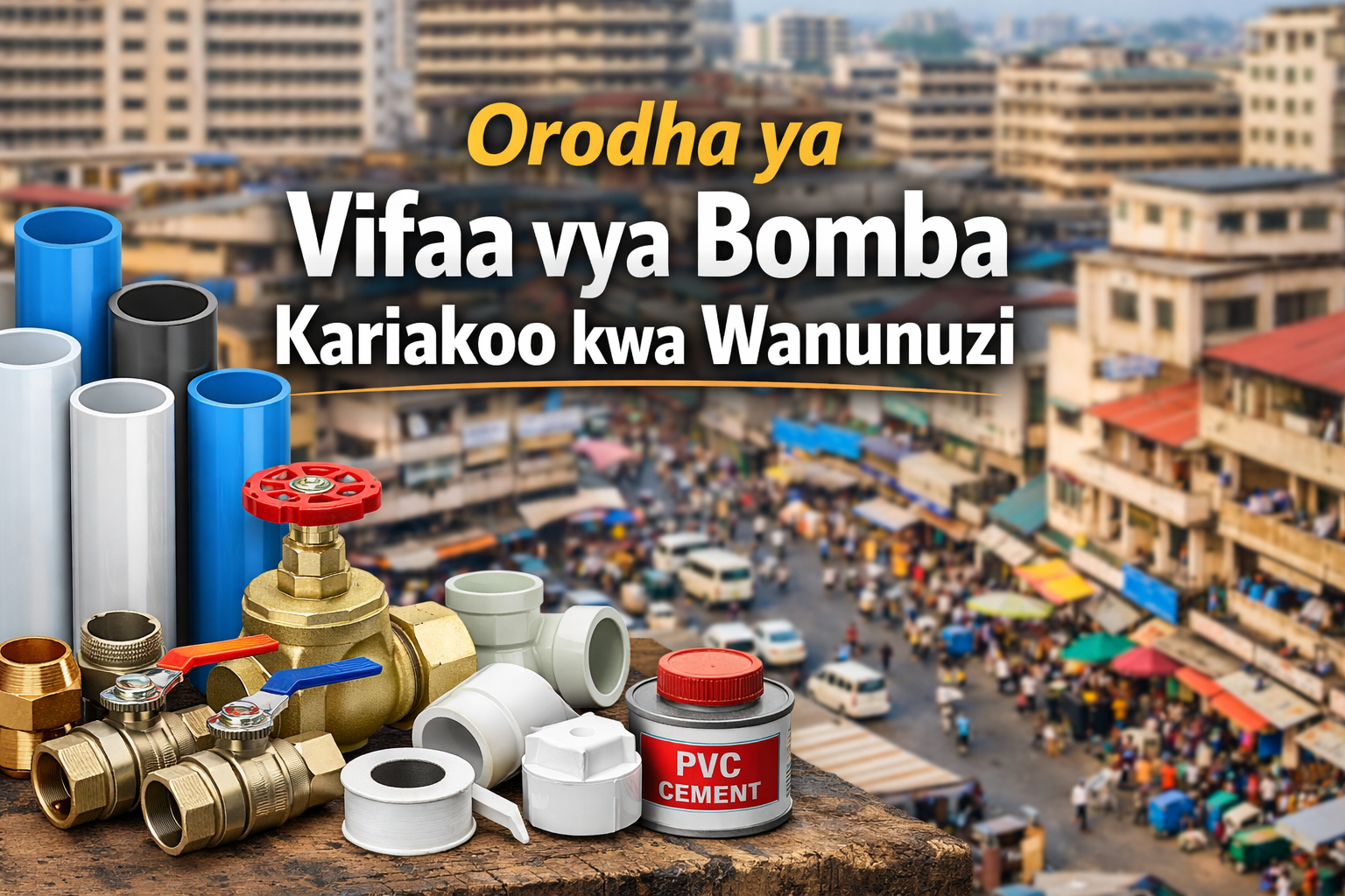 Orodha ya vifaa vya bomba Kariakoo kwa wanunuzi