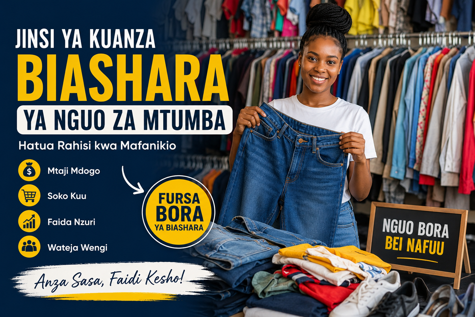 Jinsi ya Kuanza Biashara ya Nguo za Mtumba Tanzania na Kufanikiwa